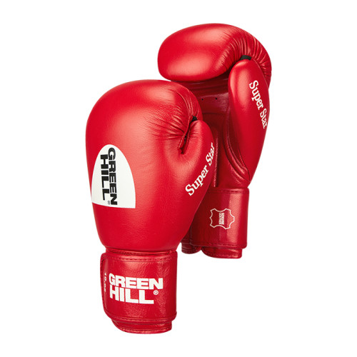 Перчатки боксерские Super Star IBA Green Hill