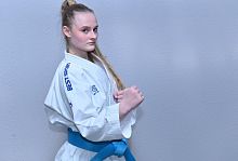 Кимоно для каратэ (ката, 2 куртки) Arashi 2221WKF Bestsport