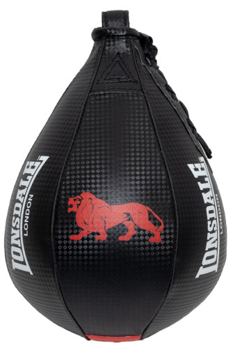 Груша пневматическая Lonsdale Bullet 23*15см черн. фото 2