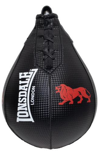 Груша пневматическая Lonsdale Bullet 23*15см черн. фото 3