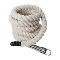 Канат для лазания с креплением белый (40 мм, 12 м)