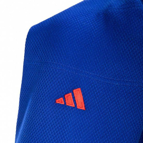 Кимоно для дзюдо Champion III IJF Slim Fit Red Logo Adidas фото 3
