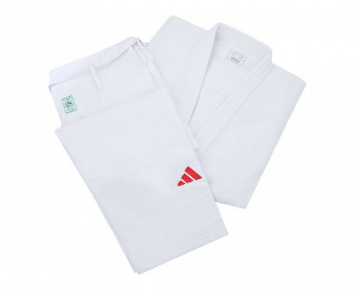 Кимоно для дзюдо Champion III IJF Slim Fit Green Label Adidas фото 9