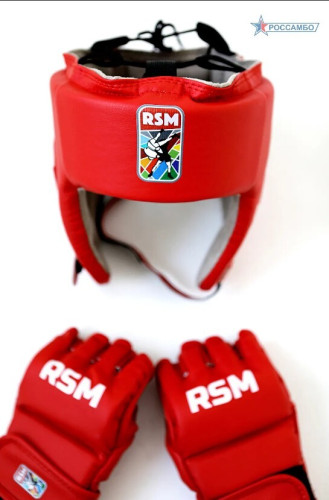 Шлем для боевого самбо FIAS RSM фото 2