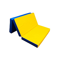 Мат гимнастический складной 1,5*1*0,08 м (3 секции)