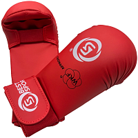Перчатки-накладки для каратэ 1128 WKF (двойная застежка) Bestsport