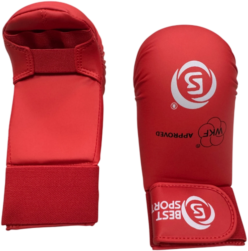 Перчатки-накладки для каратэ 1128 WKF (двойная застежка) Bestsport фото 2