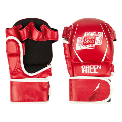 Перчатки для MMA СОЮЗ MMA РОССИИ Green Hill фото 2