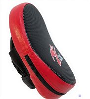 Лапа боксерская загнутая с упором на запястье Л15 19х25 см  Рэй-Спорт