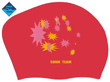 Шапочка для плавания для длинных волос SWIM TEAM